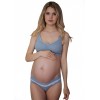Топ для кормления с baby клипсами Rita Голубой